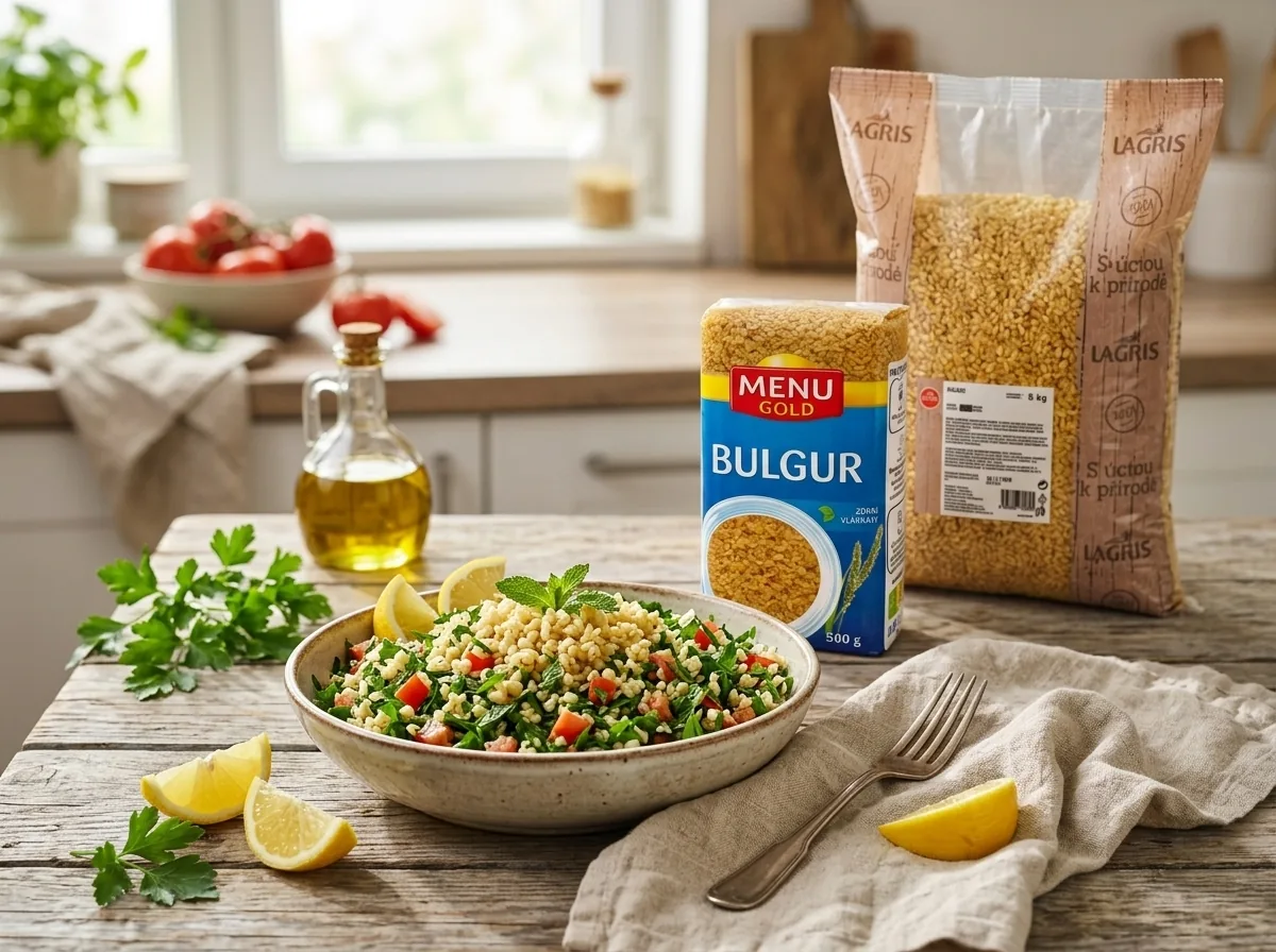 Tabouleh z bulguru s petrželkou a citronem