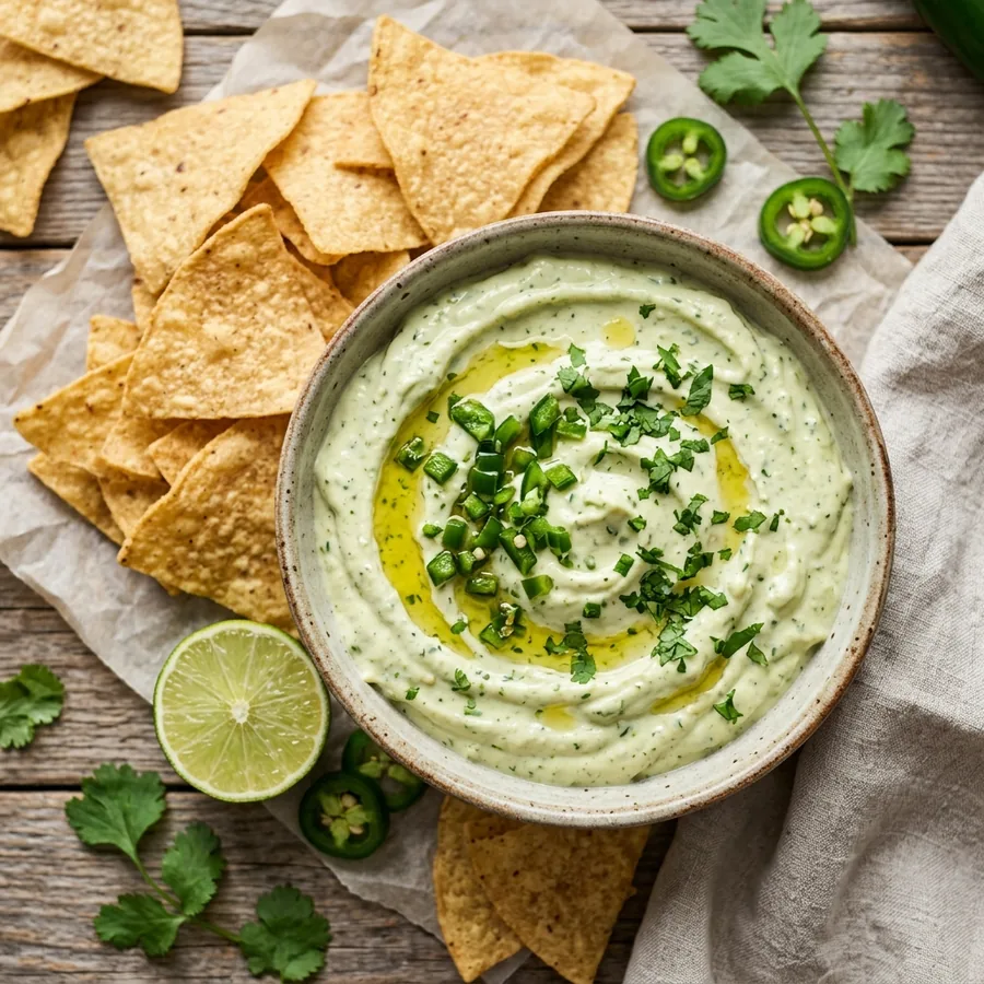 Dip s jalapeños a tortilla chips