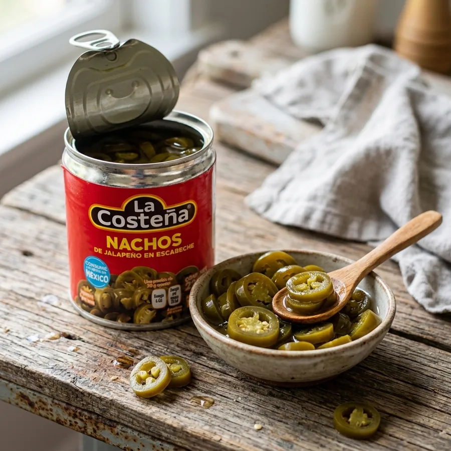 Jalapeños nacho krájené k pulled porku