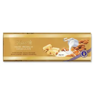 Čokoláda bílá s mandlemi 300 g