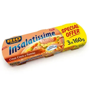 Insalatissime Cous Cous salát tuňákový 3 x 160 g