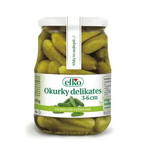 Okurky delikates 3–6 cm 720 ml
