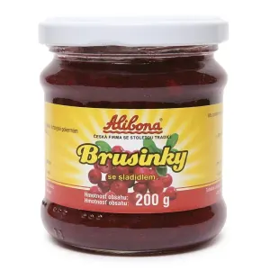 Brusinky se sladidlem 200 g