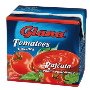 Rajčata loupaná pasírovaná 500 g