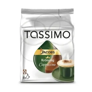 Jacobs Krönung Cappuccino kávové kapsle (8 x 26 g + 8 x 6,5 g)
