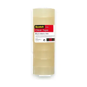Lepicí páska čirá 8 ks