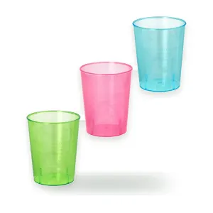 Kelímek s ryskou 40 ml barevný 40 ks