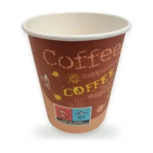 Kelímek na kávu coffee to go 200 ml papírový s fólií 50 ks