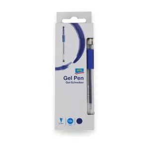 Gelová pera 0,7 mm modrá 10 ks