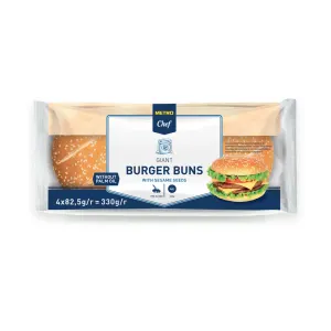 Bulka sezamová na burger maxi 4 x 82,5 g