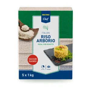 Rýže Arborio vacuum 5 x 1 kg