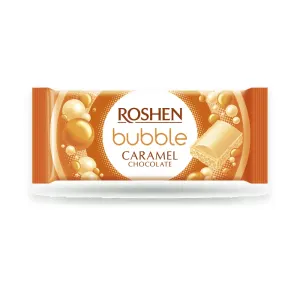 Bubble bílá čokoláda s karamelem 80 g