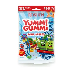 Yummi Gummi Sour Apples 165 g