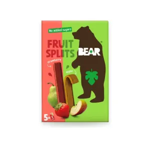 BEAR Splits jahoda jablko 5 x 20 g
