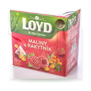 Čaj pyramida maliny a rakytník 20 x 2 g