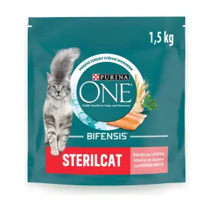 Bifensis Sterilcat granule pro kočky s lososem 1,4 kg