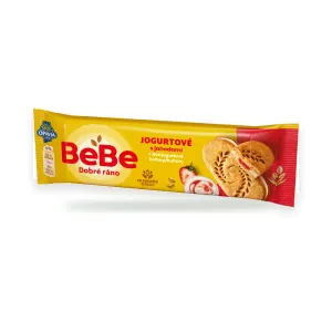 BeBe Dobré ráno sušenky jogurt jahoda 50 g