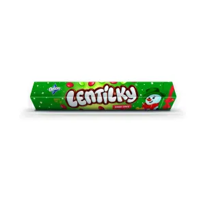 Lentilky Vánoční zelené červené 120 g