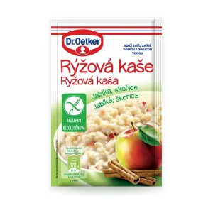 Rýžová kaše bez lepku s příchutí jablka a skořice 52 g