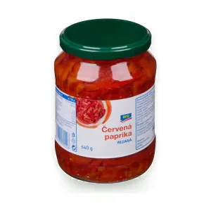 Paprika červená řezy 640 g