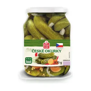 České okurky 5 - 8 cm 670 g