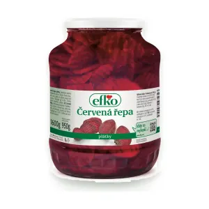 Červená řepa plátky vlnky 1,7 l