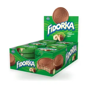 Fidorka Lux mléčná s oříšky 30 x 30 g
