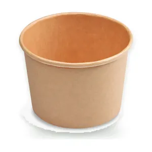 Papírová miska Kraft 500 ml, 115 mm, 50 ks