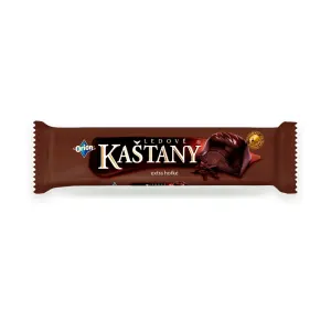 Ledové kaštany tyčinka v extra hořké čokoládě s náplní 45 g