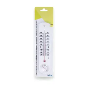 Vlhkoměr + teploměr UH 25 cm kulatý