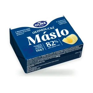 Máslo 82 % chlazené 40 x 250 g