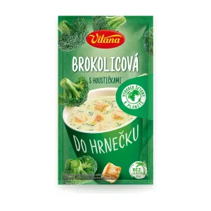Do hrnečku brokolicová polévka 21 g