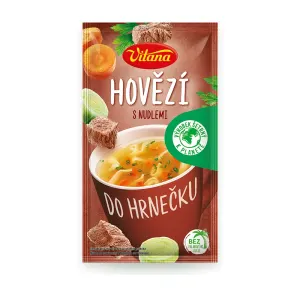 Do hrnečku hovězí s nudlemi 20 g