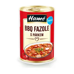 BBQ fazole s párkem 400 g