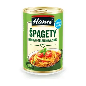 Špagety s masovou zeleninovou směsí 400 g