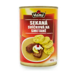 Sekaná svíčková na smetaně hotové jídlo 400 g