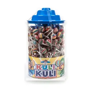 Lízátko Kuli kuli kulaté 8 g, dóza 230 ks