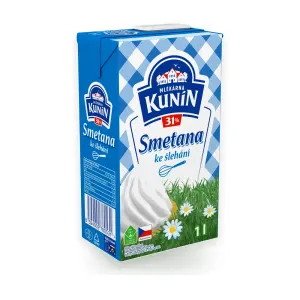 Smetana ke šlehání 31 % 4 x 1 l