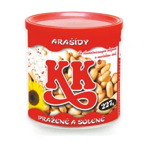 Arašídy pražené solené 227 g plech