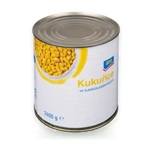 Kukuřice ve sladkoslaném nálevu 2650 ml