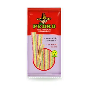 Pásky želé kyselé duhové 80 g