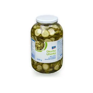 Okurky řezy se sladidlem 3400 g