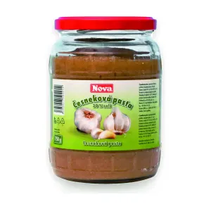 Česneková pasta 30% soli 720 g sklo