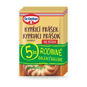 Kypřící prášek do pečiva 5 x 12 g