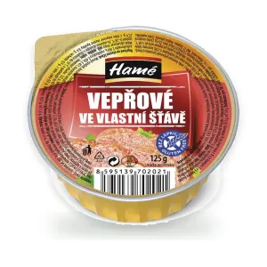 Vepřové ve vlastní šťávě 125 g