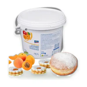 Náplň jablečno-meruňková 55 % 4 kg kbelík