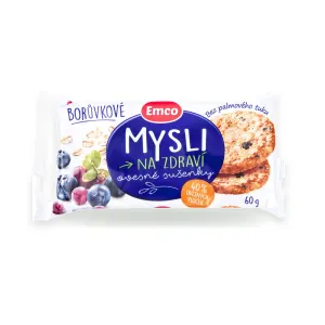 Ovesné sušenky borůvkové 60 g
