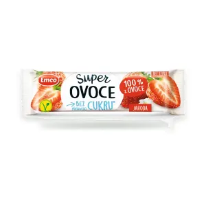 Tyčinka Super ovocná 100 % jahoda 30 g
