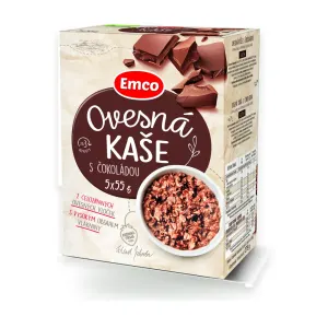 Kaše ovesná s čokoládou 275 g (5 sáčků)