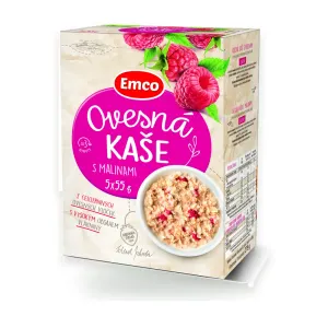 Ovesná kaše s malinami 275 g (5 sáčků)